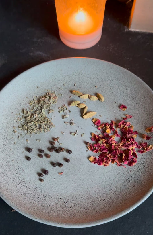 Dried incense blend recipe