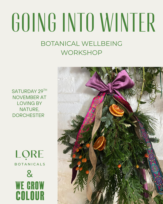 Going Into Winter- Botanical Wellbeing Workshop - Dorchester