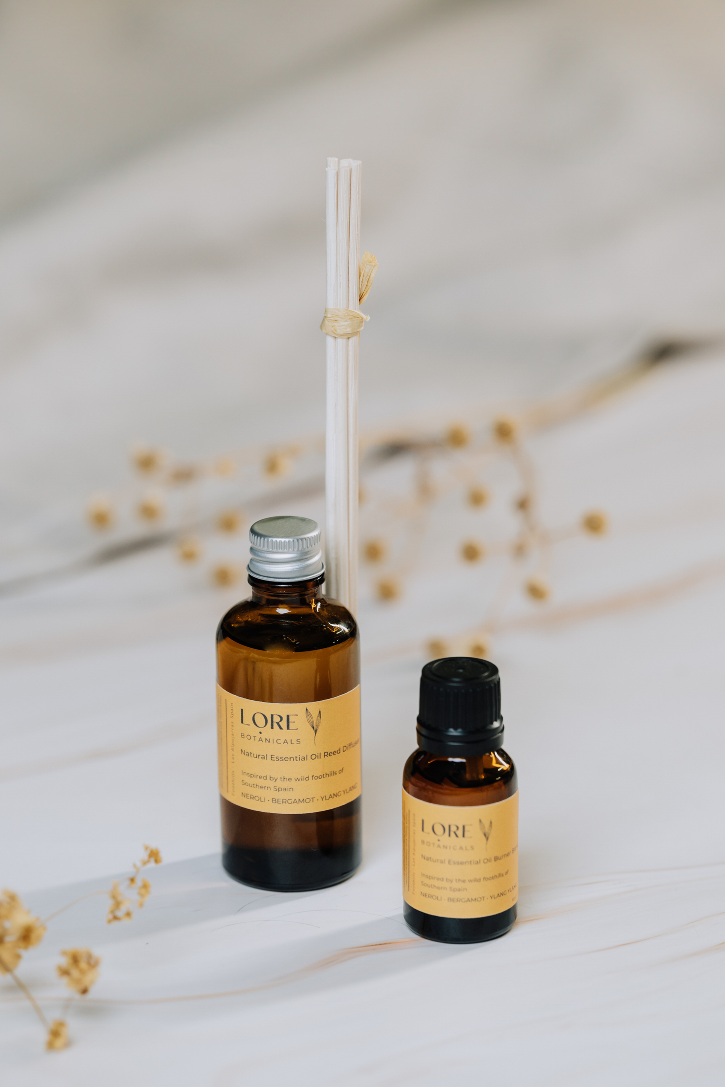 Spain - Foothills Las Alpujarras Natural Reed Diffuser 50ml - Citrus - Fragrant - Uplifting