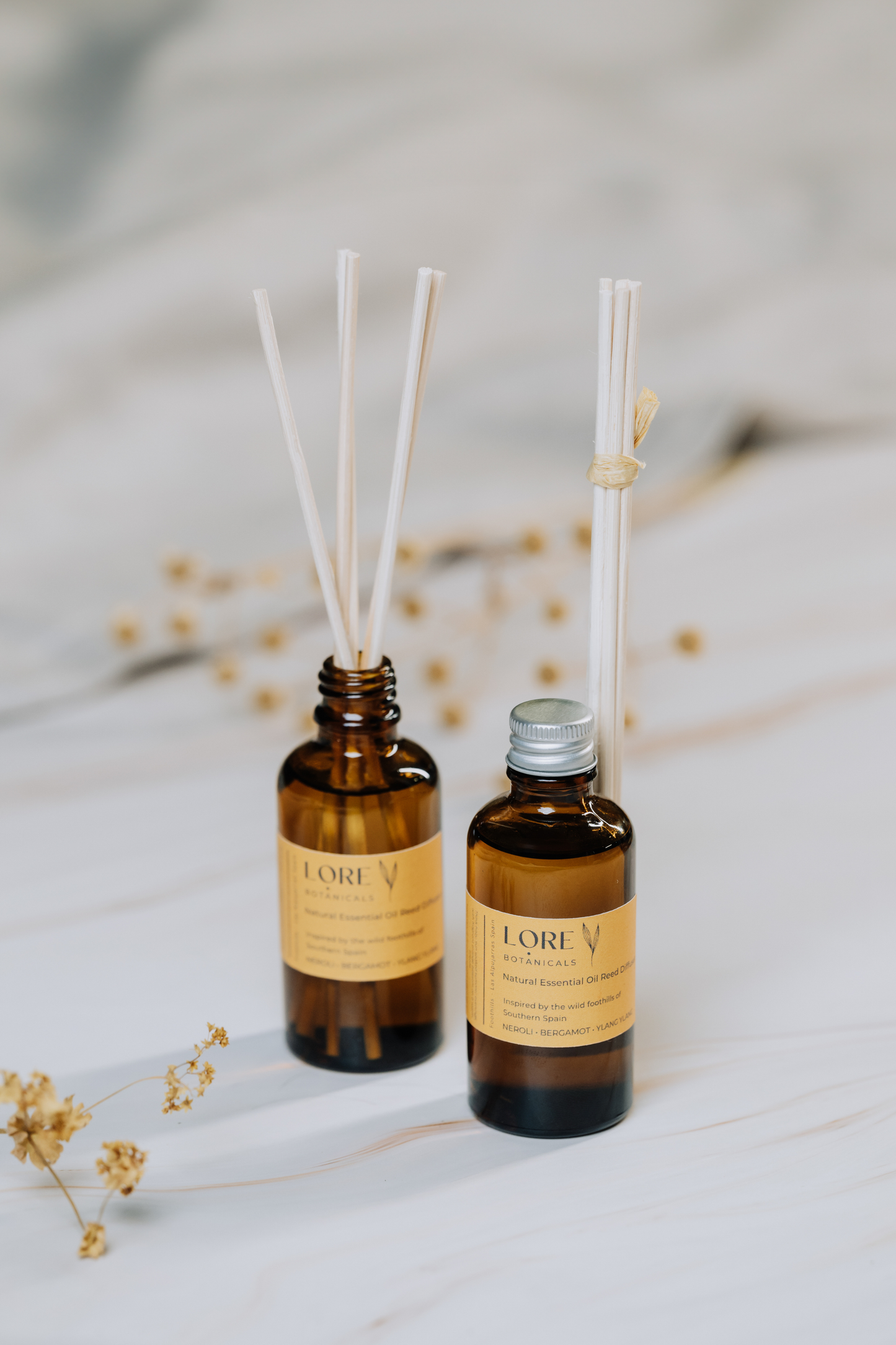 Spain - Foothills Las Alpujarras Natural Reed Diffuser 50ml - Citrus - Fragrant - Uplifting