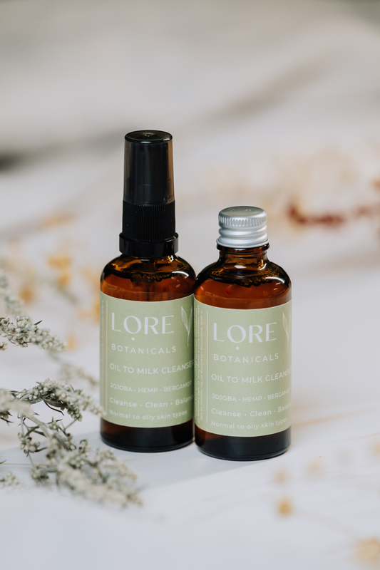 Oil To Milk Cleanser - Jojoba Hemp Bergamot - normal to oily skin types