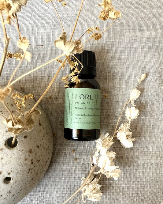 Dorset - Rolling Green Hills Essential Oil Diffuser Blend 15ml - Floral - Herbaceous- Fresh