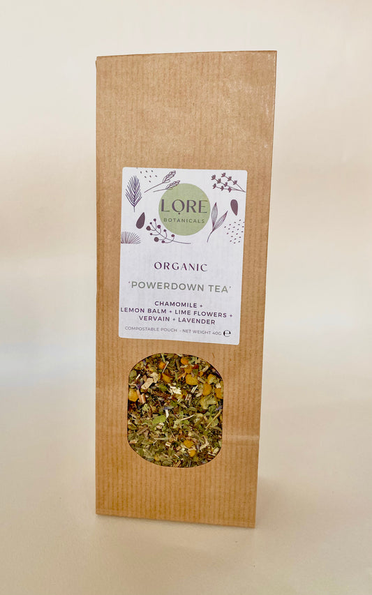 ‘Power Down Tea’ Organic night time tea